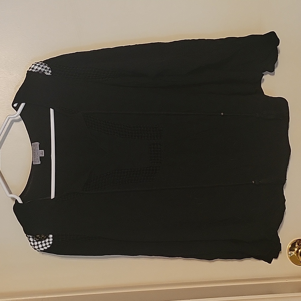 Black long sleeve blouse